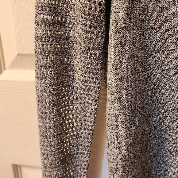 Nine West Women's Size Small Sweater Gray Knit Long Sleeve Shirt‎ - Picture 4 of 7